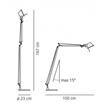 Tolomeo Lettura lámpara de pie  Artemide