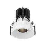 Duoro R empotrable de techo Ø90 mm.blanco tex