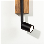 L Doble aplique de pared 40 cm