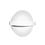 Saturn aplique de pared blanco Grok