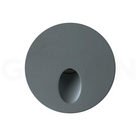 Lalu R empotrable de pared Ø650 mm.Negro tex,