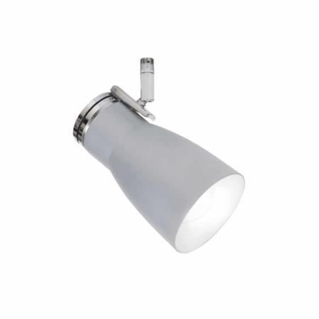 Helo cabezal Ø85x150 mm.Gris text.Led E27