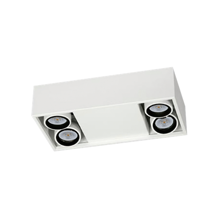 Compact plafón de techo 4 luces