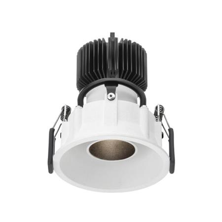 Duoro R empotrable de techo Ø90 mm.blanco tex
