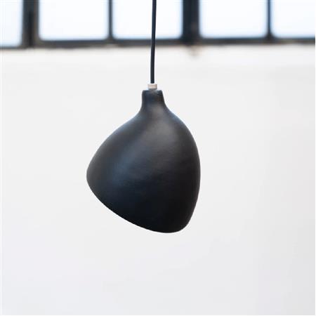 Uncuerno lámpara colgante Ø13 cm.cerámica