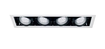 Space empotrable de techo 4 luces