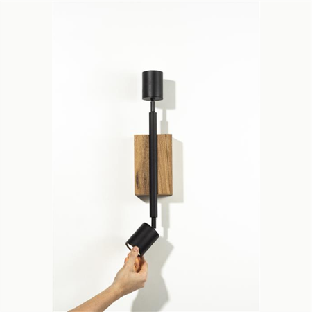 L Doble aplique de pared 40 cm