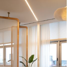 Linear Slim LE25 empotrable de techo lineal 120 cm.Led