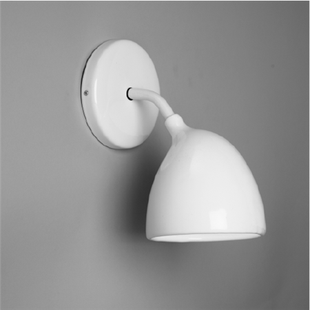 Uncuerno aplique de pared Ø13 cm.cerámica