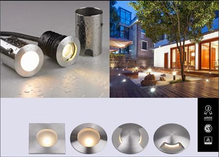 Urano empotrable de piso Ø47 mm.Led