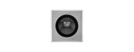 Adu C Wallwasher empotrable de piso acero inox.