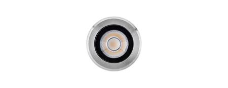 Adu R empotrable de piso Ø75 mm.acero inox
