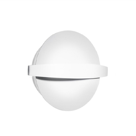 Saturn aplique de pared blanco Grok
